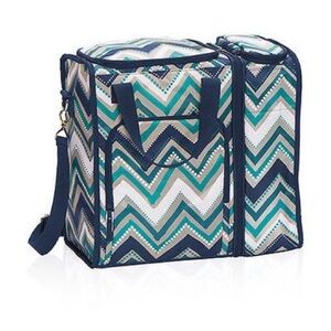 Thirty-One On The Double Thermal Tote Set Chevron Patterned